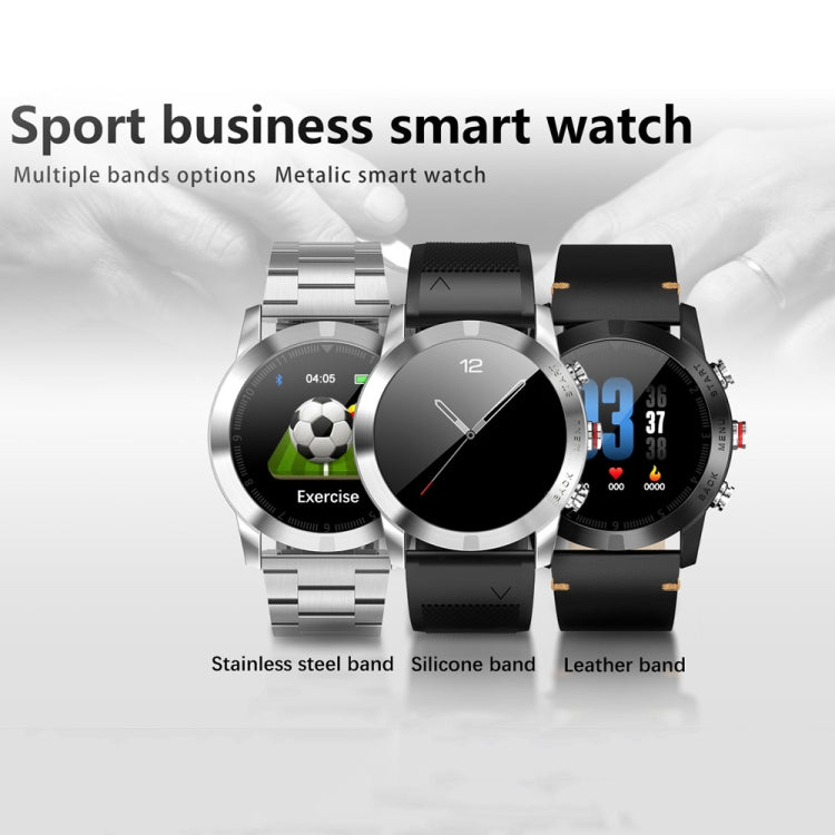 DTNO.1 S10 1.3 inches TFT Color Screen Smart Bracelet IP68 Waterproof, Steel Watchband, Support Call Reminder /Heart Rate Monitoring /Sleep Monitoring /Multi-sport Mode